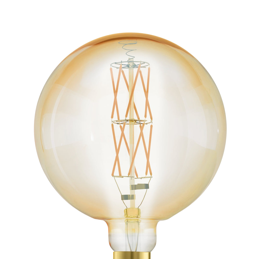 Leuchtmittel Lm_led_e27 Glas amber 1X8W L:30,5 Ø 20 cm in