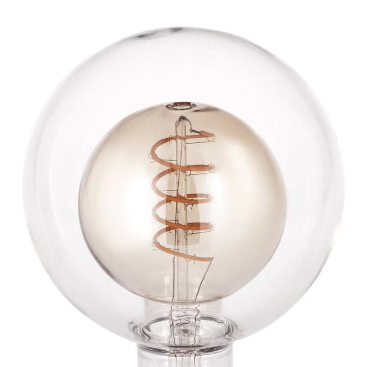 Leuchtmittel Lm_led_e27 Glas amber, klar 1X4W L:17,8 Ø 12,5 cm in